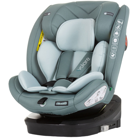Scaune auto I-Size 40-150 cm - Scaun auto Chipolino Volare I-Size 40-150 cm pastel green cu sistem Isofix
