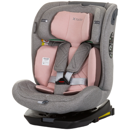 Scaune auto copii - Scaun auto Chipolino X Factor I-Size 40-150 cm flamingo cu sistem Isofix