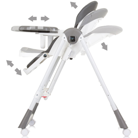 Scaun de masa Chipolino Milk Shake 2 in 1 granite [5]