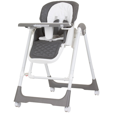 Scaune de masa bebe - Scaun de masa Chipolino Milk Shake 2 in 1 granite