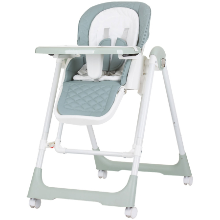 Scaune de masa bebe - Scaun de masa Chipolino Milk Shake 2 in 1 pastel green