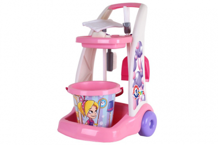 Jucarii de rol - Set de curatenie cu carucior TechnoK