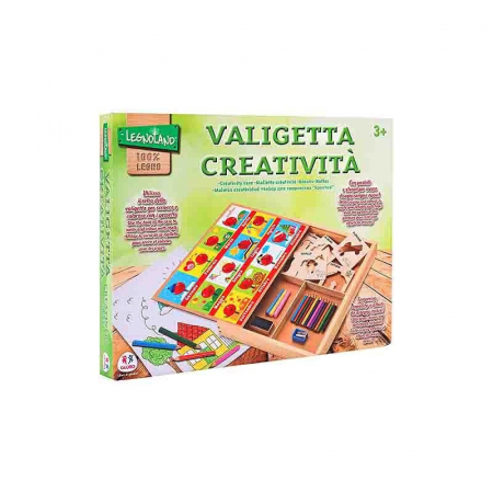  Seturi pictura si desen - Set de desen cu tablita si accesorii, Globo Legnoland