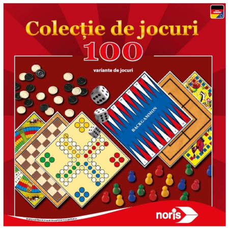 Jucarii copii - Set jocuri Noris Colectie cu 100 de jocuri