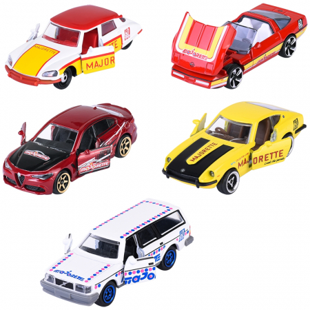 Masinute si Piste masinute - Set Majorette Anniversary Edition cu 5 masinute