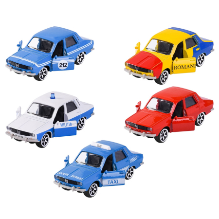 Masinute si Piste masinute - Set Majorette Dacia 1300 cu 5 masinute