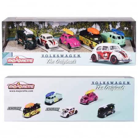 Set Majorette Volkswagen The Originals cu 5 masinute din metal [5]