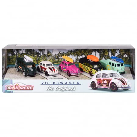 Set Majorette Volkswagen The Originals cu 5 masinute din metal [6]