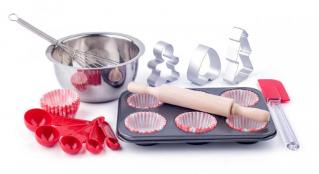 Jucarii de rol - Set pentru preparat briose Woodyland cu accesorii