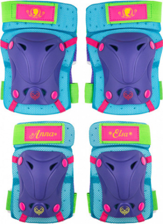 Biciclete - Set protectie diverse sporturi, pentru coate si genunchi, Frozen