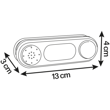 Sonerie electronica pentru casuta copii Smoby Doorbell gri [1]