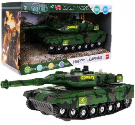  Vehicule militare - Tanc V-3 Combat cu efecte, verde