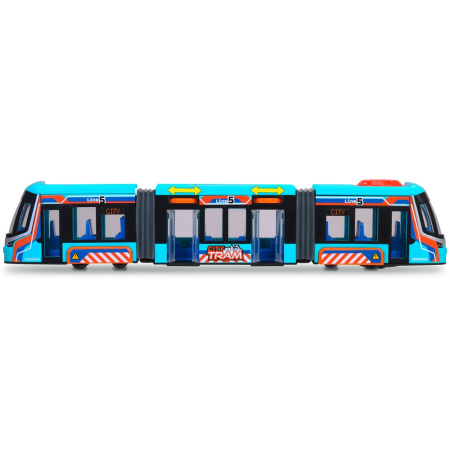 Tramvai Dickie Toys Siemens City Tram 41,5 cm albastru [2]