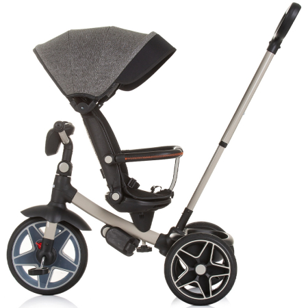 Tricicleta cu copertina si sezut reversibil Chipolino Derby granite [4]