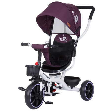 Triciclete - Tricicleta cu copertina si sezut reversibil Chipolino Jetro lilac