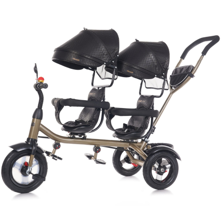 Tricicleta gemeni Chipolino 2Play obsidian gold [1]