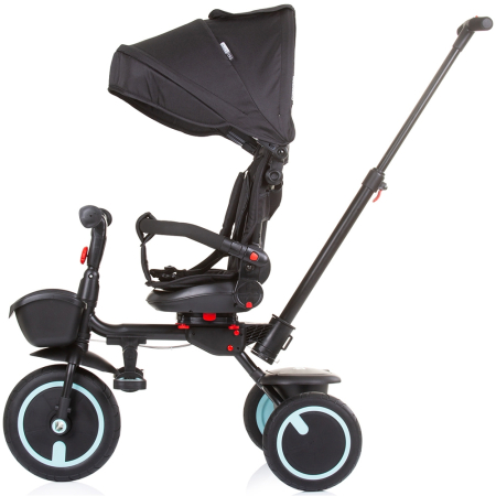 Tricicleta pliabila Chipolino Quick Fold cu sezut reversibil ebony [1]