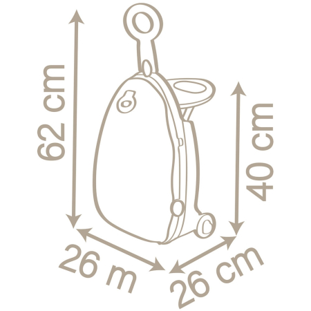 Valiza multifunctionala pentru papusi Smoby Baby Nurse 3 in 1 maro [3]