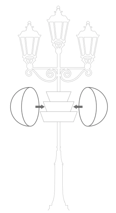 Sistem de prindere ornament Christmas Ball