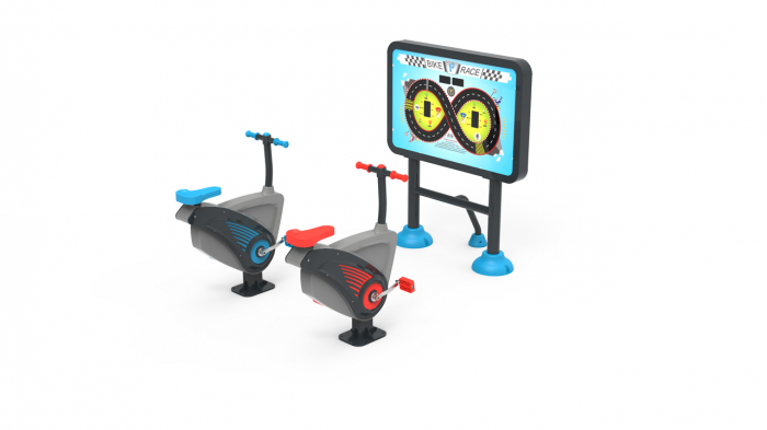Biciclete de exterior pentru loc de joaca cu panou interactiv 11204 [2]