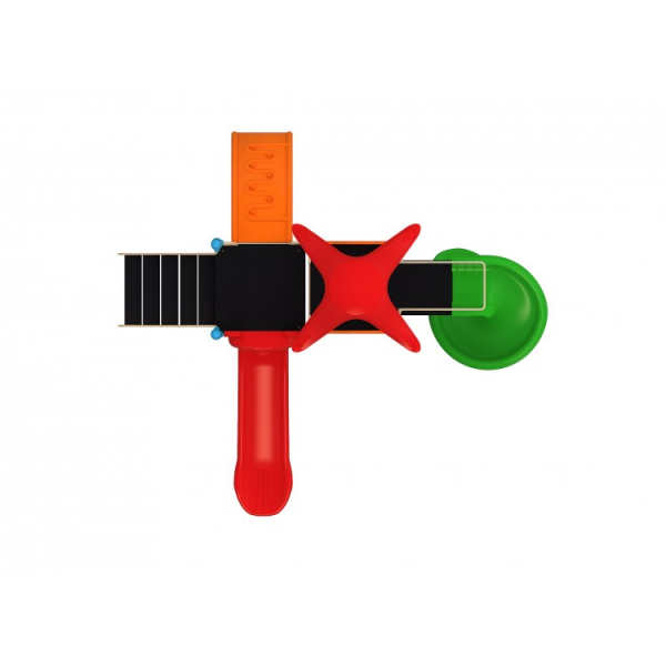 04M Clasic Echipament loc de joaca exterior parc din metal cu Scara 2 Tobogane si Cataratoare [3]