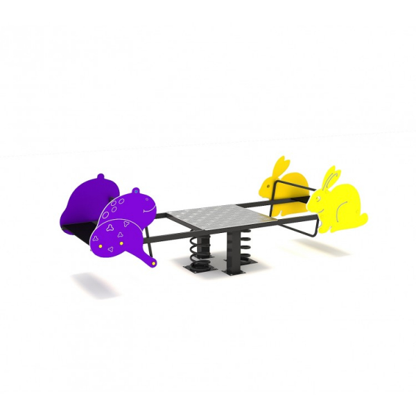 Balansoar cu bancuta si figurine pentru copii - 119OE [3]