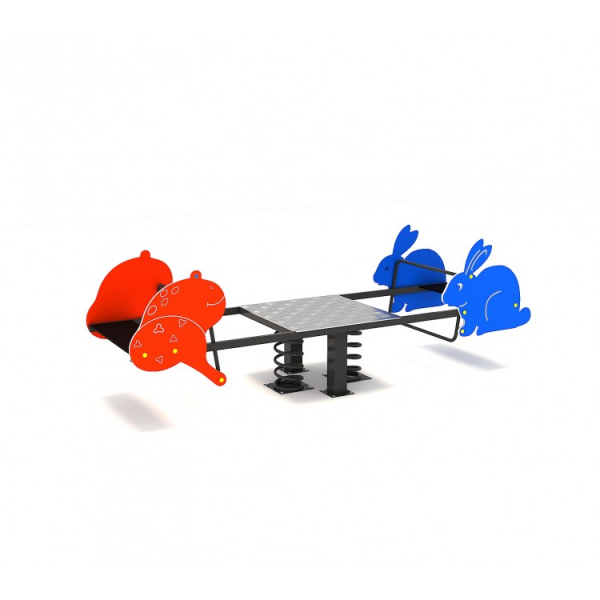 Balansoar cu bancuta si figurine pentru copii - 119OE [4]