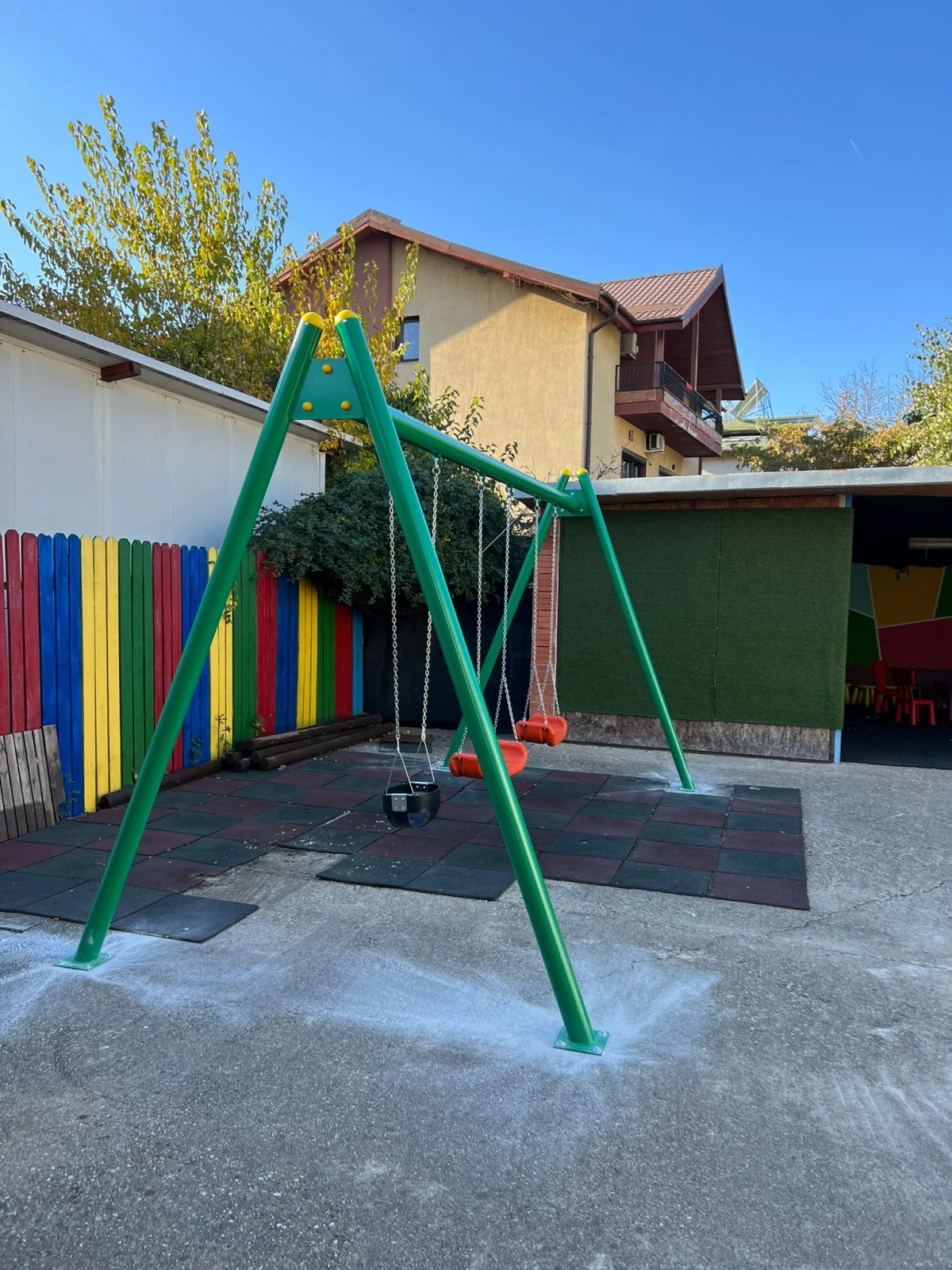 Ansamblu cu 3 leagane pentru copii 2 - 10 ani - 126OE [7]