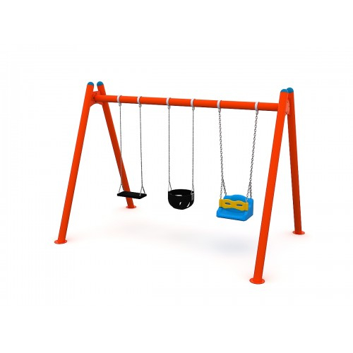 Ansamblu cu 3 leagane pentru copii 2 - 10 ani - 126OE [5]