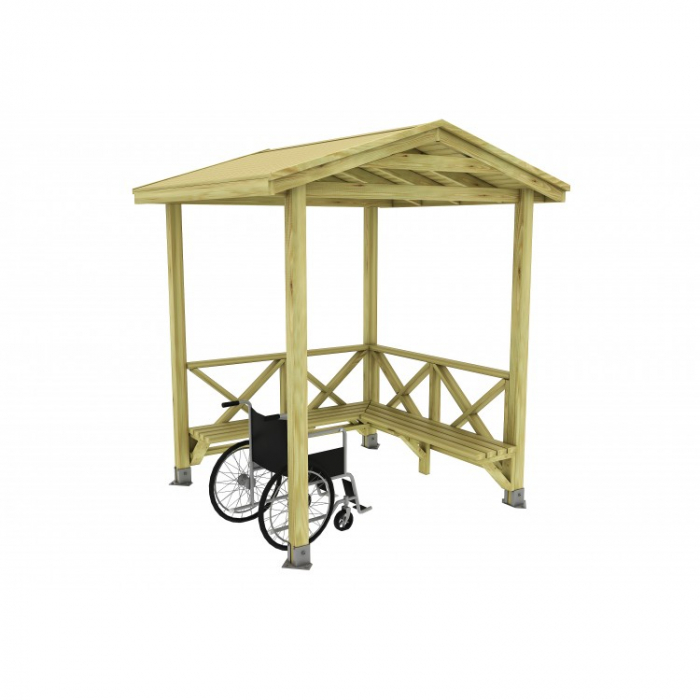 30EG Mobilier Urban Pergola lemn dizabilitati [2]
