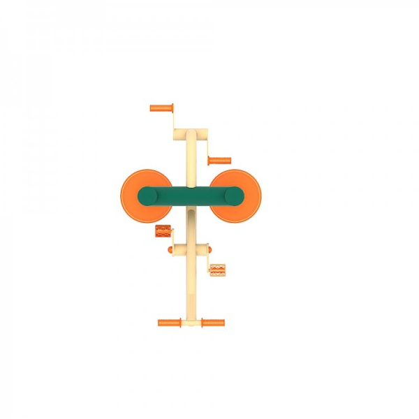 66FT Echipament fitness dizabilitati exterior din metal [3]