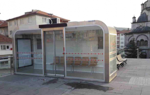 MANOLYA 03 Mobilier urban stradal Statii de autobuz din otel inoxidabil [2]