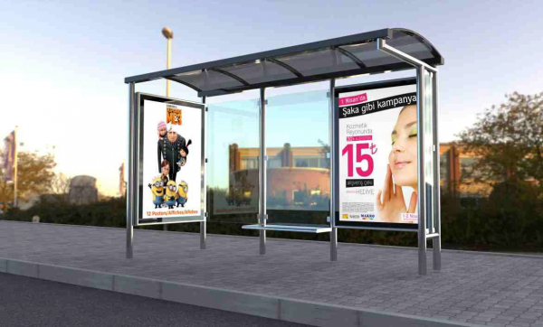 REYHAN Mobilier urban stradal Statii de autobuz din otel inoxidabil [2]