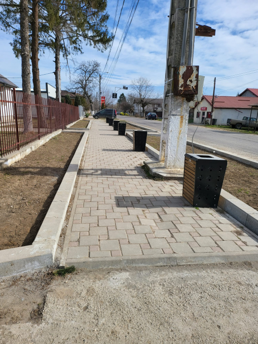 Amenajare mobilier urban banci si cosuri de gunoi Fundeni - CL [6]