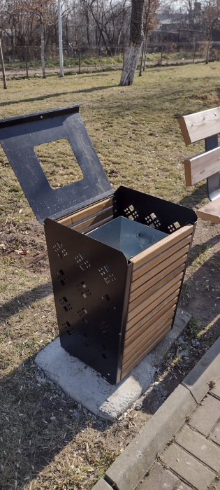 Amenajare mobilier urban banci si cosuri de gunoi Fundeni - CL [10]