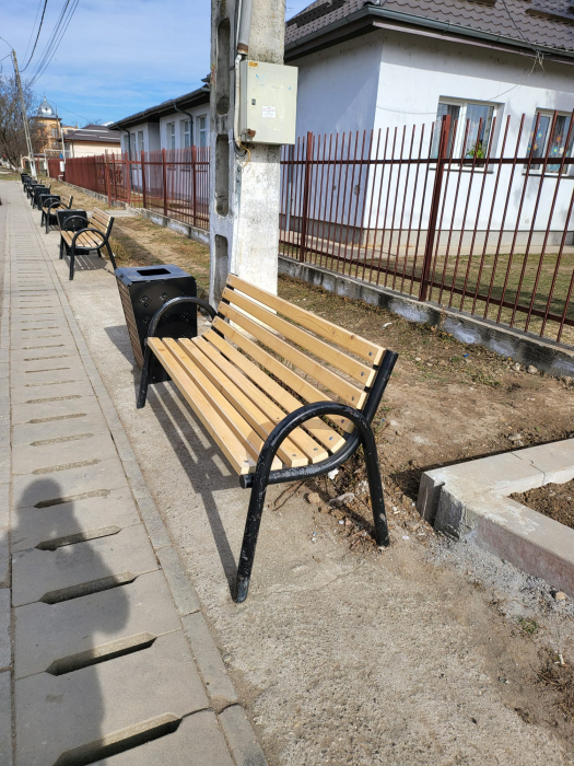 Amenajare mobilier urban banci si cosuri de gunoi Fundeni - CL [2]