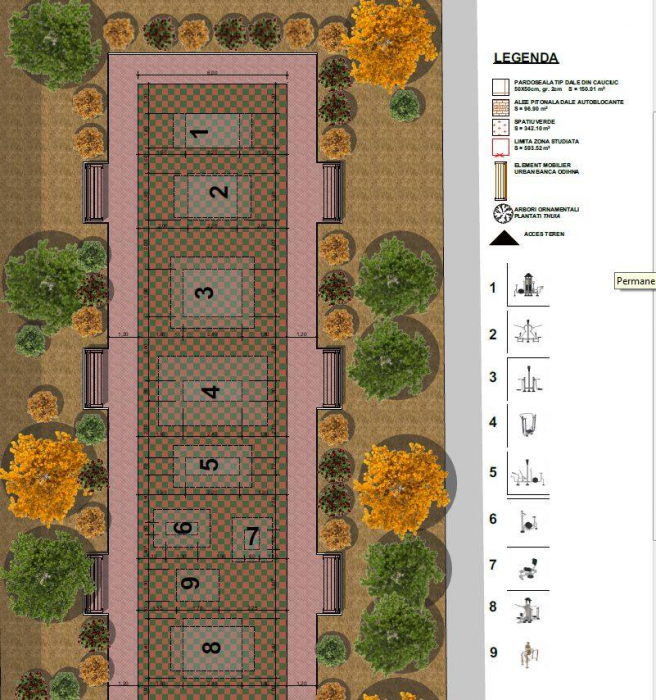 Amenajare parc zona fitness - Oras Nasaud, BN [11]