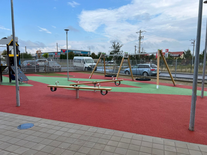 Balansoar din lemn pentru loc de joaca in parc - LSUP [2]