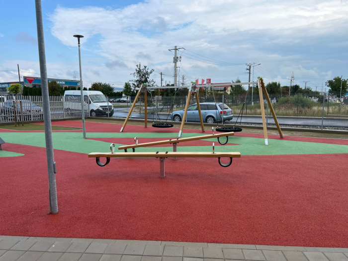 Balansoar din lemn pentru loc de joaca in parc - LSUP [5]