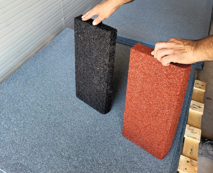 Dale / bordura tartan (din ciuciuc) pentru locurile de joaca - BRICK [2]