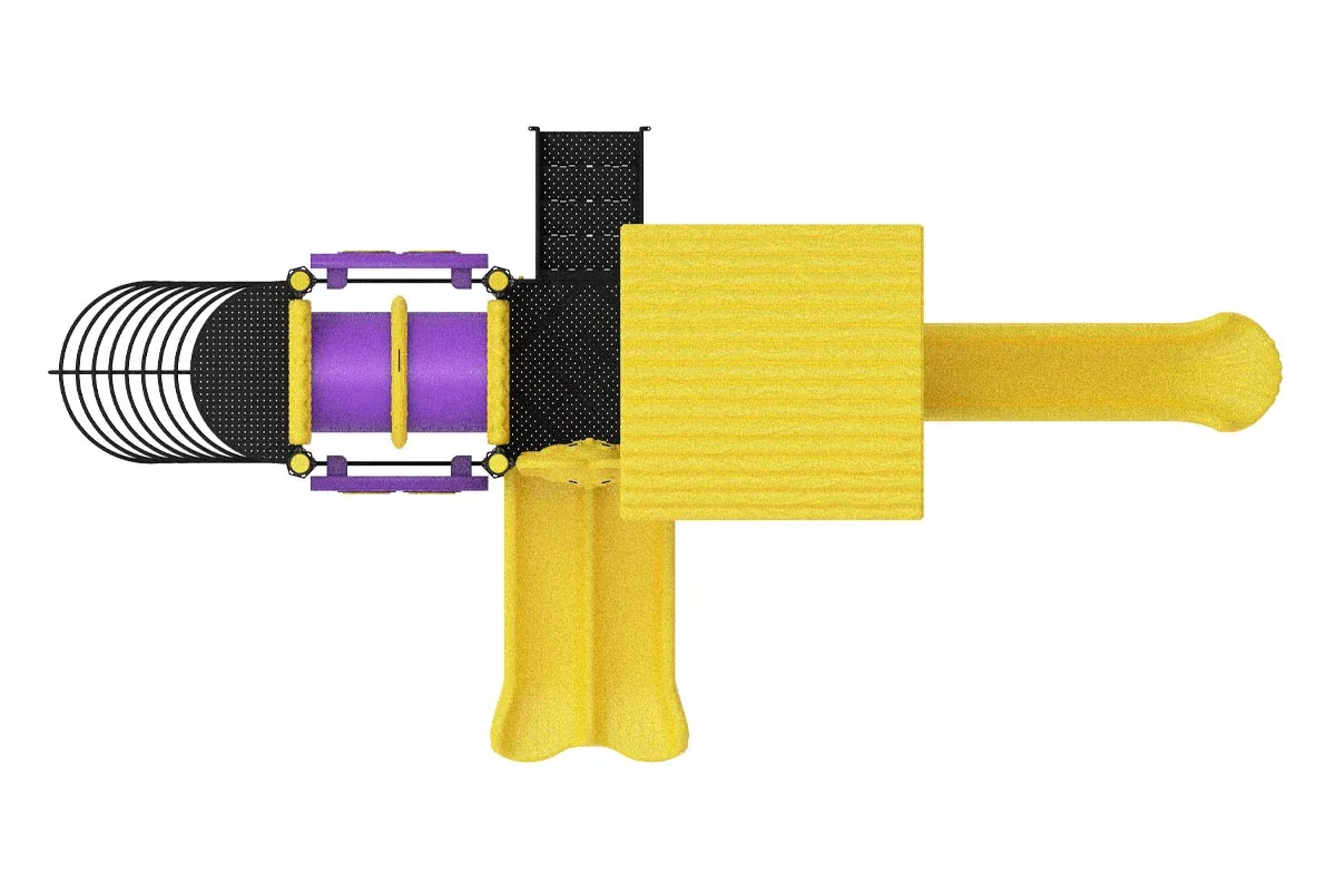 Echipament loc de joaca tip trenulet pentru copii - PS-T03 [3]