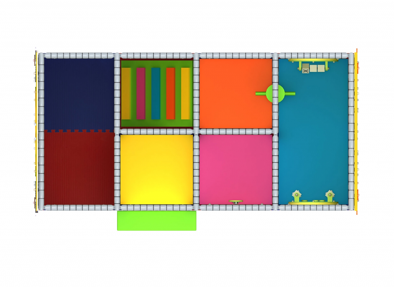 Loc de joca interior cu cataratoare si activitati  - Mim-3003 [3]