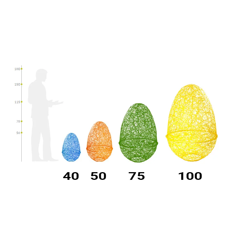 Ornamente de paste pentru exterior in forma de ou - EGG [2]