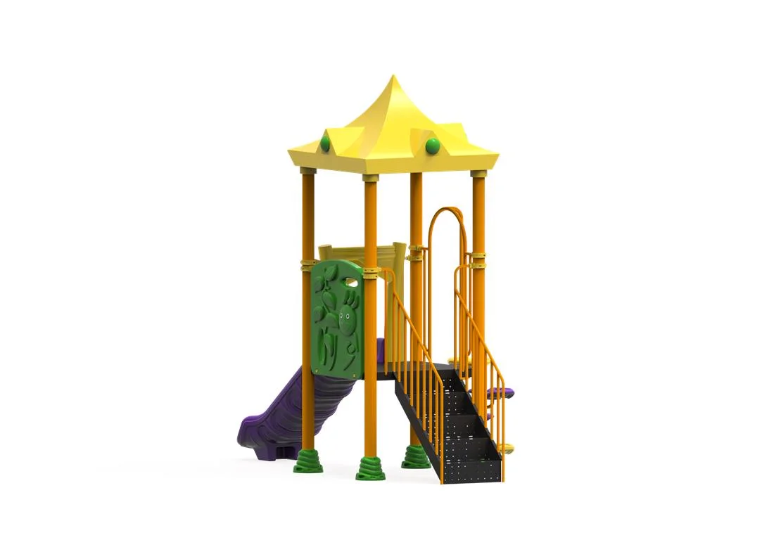 Tobogan de exterior cu scara si cataratoare pentru loc de joaca PT-06 [2]