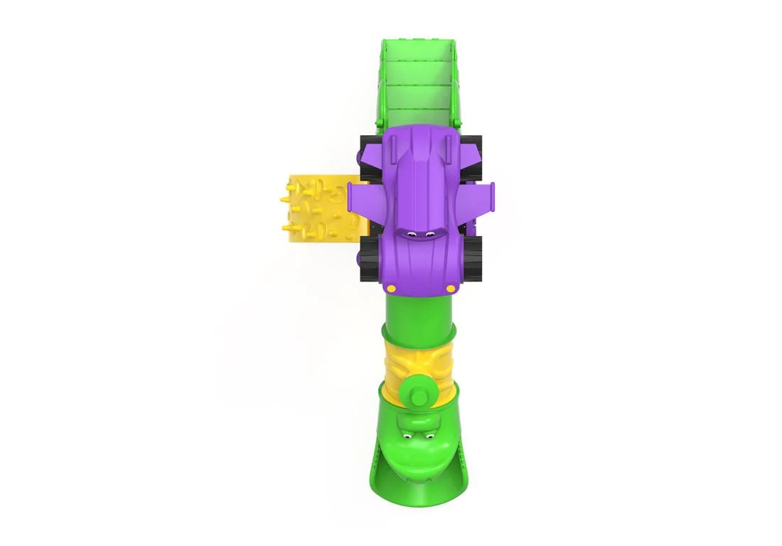 Tobogan tubular pentru copii mici cu scara si cataratoare - PT-07 [3]