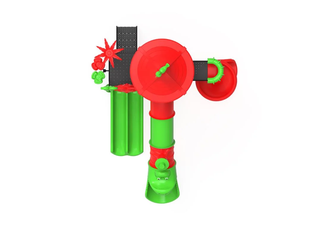 PT-48 ECO Echipament loc de joaca exterior parc din metal cu Scara, Cataratoare si 4 Tobogane [3]