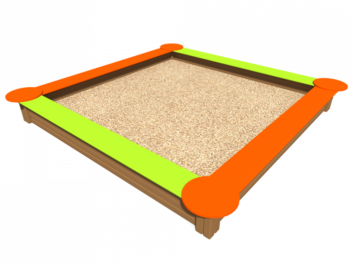 Lada cu nisip pentru copii 206x206 cm pentru parc - SK3 [2]