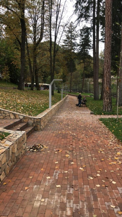 Stalp de iluminat modern alei pietonale parcuri si gradini A2057 [5]