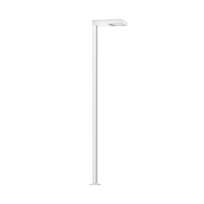Stalp de iluminat pentru exterior cu un brat, realizat din aluminiu si bec LED - A4027 [3]