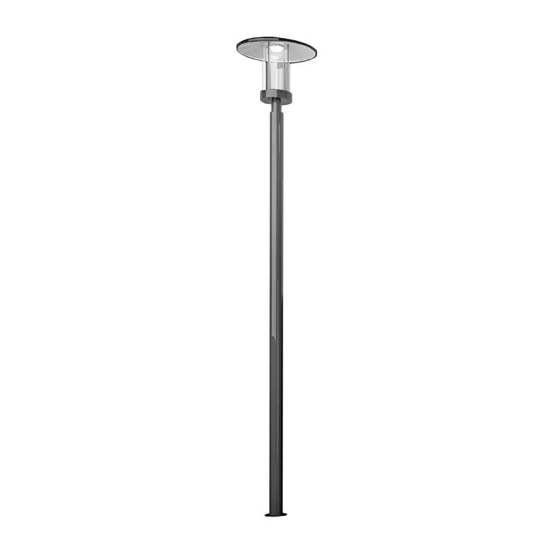 Stalp de iluminat pentru exterior realizat din otel galvanizat si bec LED - A4030 [1]